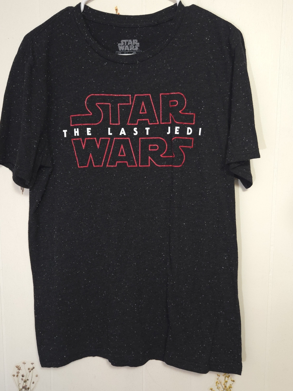 Star Wars The Last Jedi Black Graphic Tee - Men's